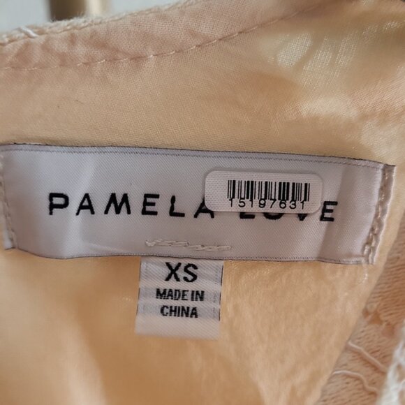 Pamela Love x Rent the Runway Yellow Lace Mini Dress –SZ XS - Picture 12 of 13